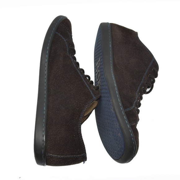*BORN Sz 9.5 Brown Leather Blue Comfort Shoe main image 4